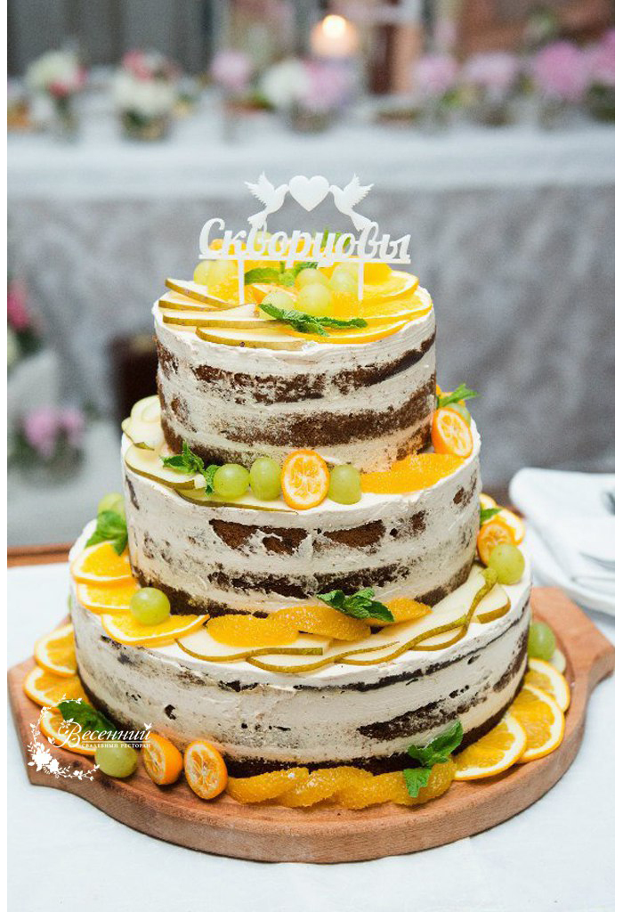Свадебный торт-безе, рецепт приготовления